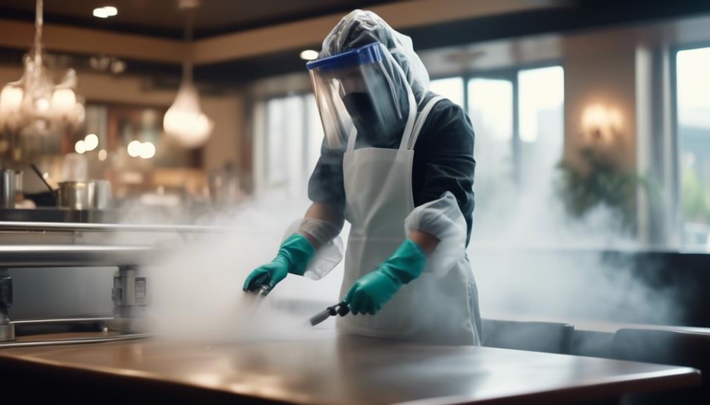 cleaning and killing germs