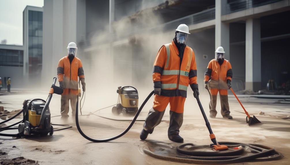 construction site cleaning methods