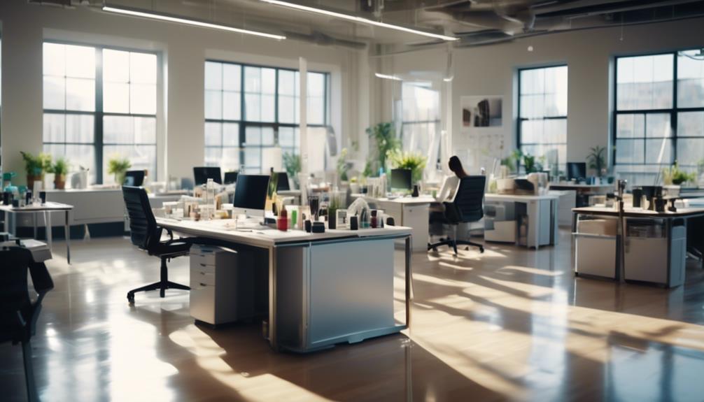 efficient cleaning practices for offices