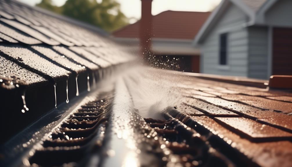efficient cleaning solution for roofs and gutters