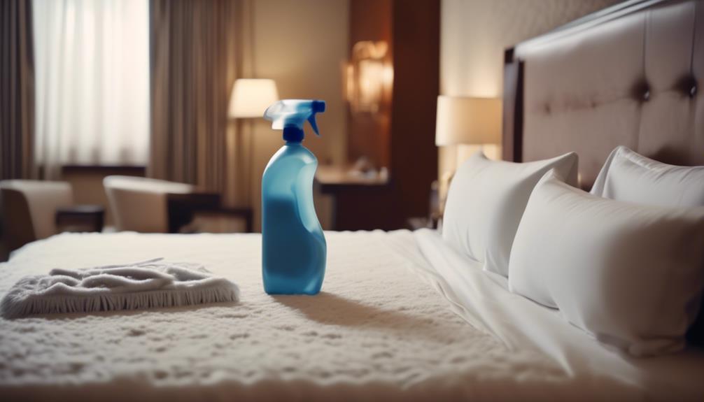 maintaining cleanliness in guest rooms