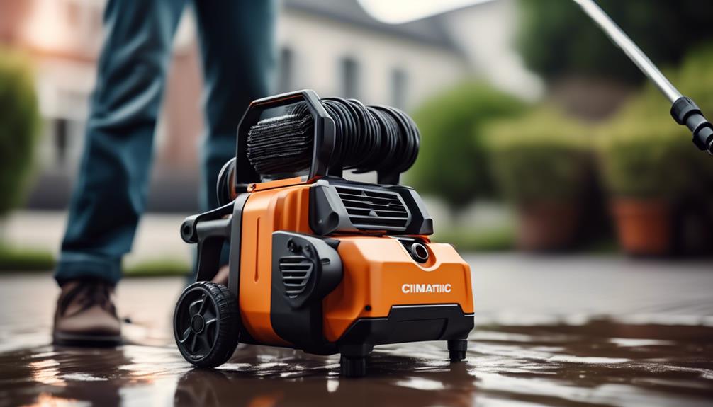 portable pressure washers for roofs and gutters