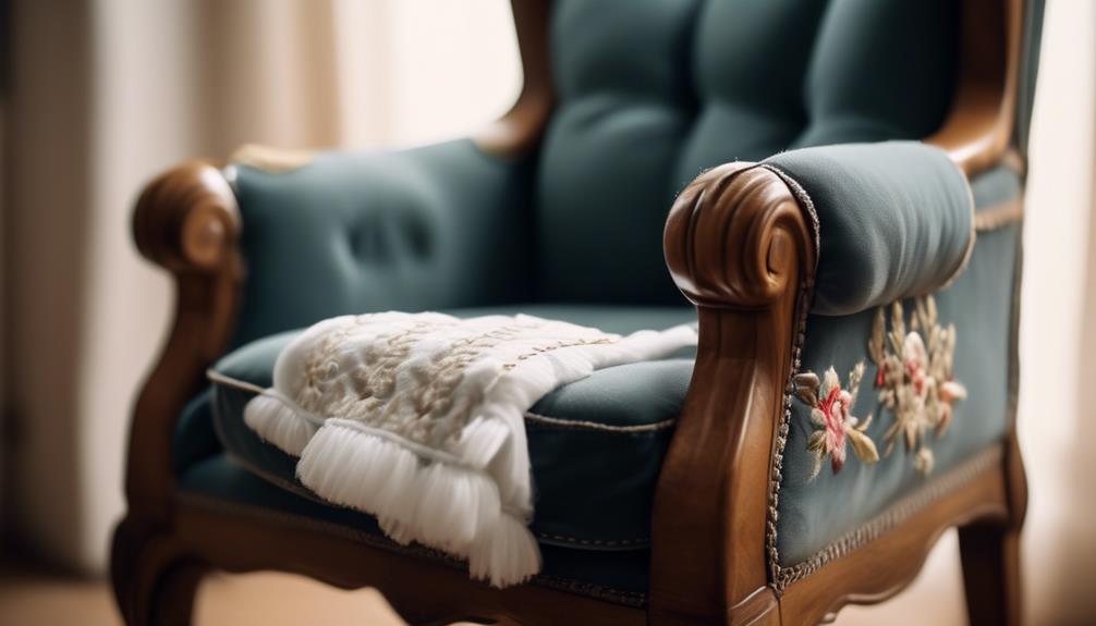 preserving vintage upholstery beauty