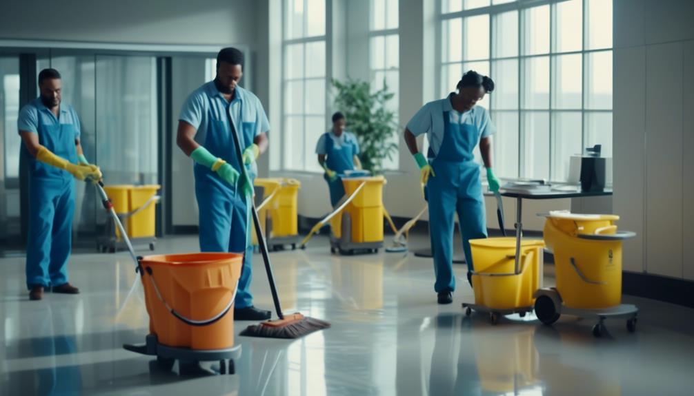 professional janitorial services for government offices
