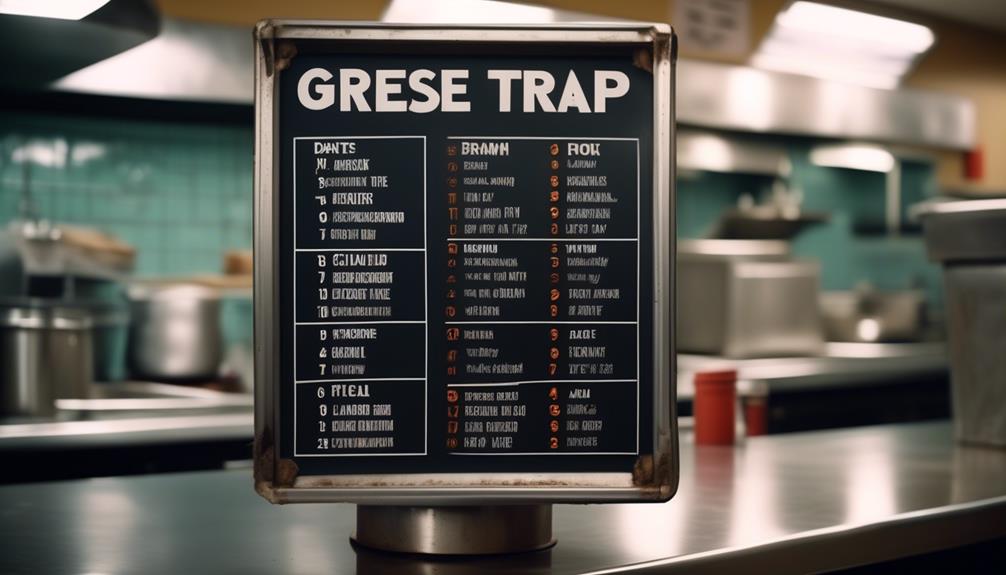 regular grease trap cleaning