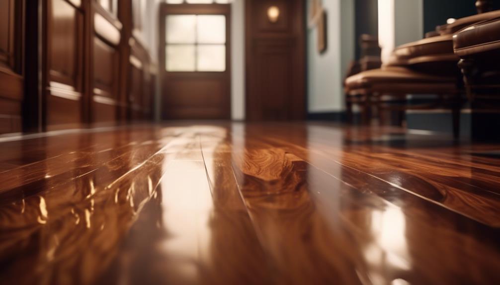 restoring the shine and cleanliness of hardwood floors