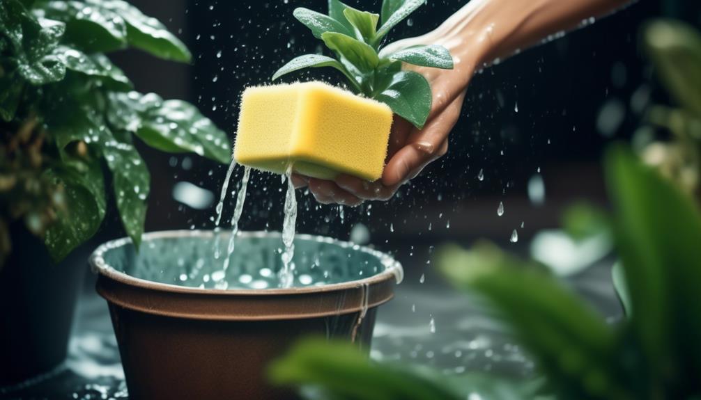 water saving cleaning techniques